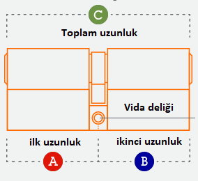 kapi kilidi gobegi nasil olculur