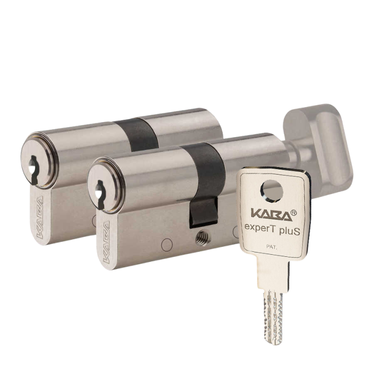 dormakaba Kaba Expert Plus Ortak Anahtarlı İkili Barel Seti (SAT Hizmetli Anahtarlı Opsiyonlu) - 2