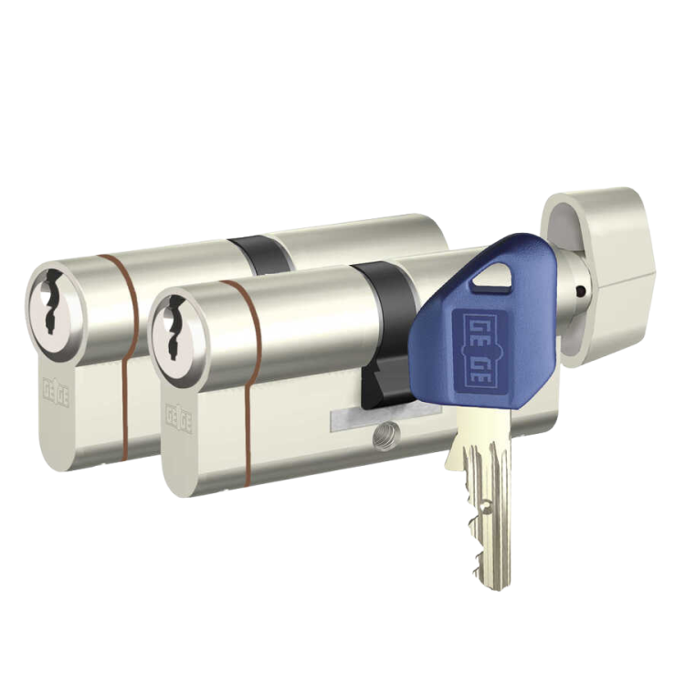 Dormakaba Gege Pextra+ Ortak Anahtarlı İkili Barel Seti - 2
