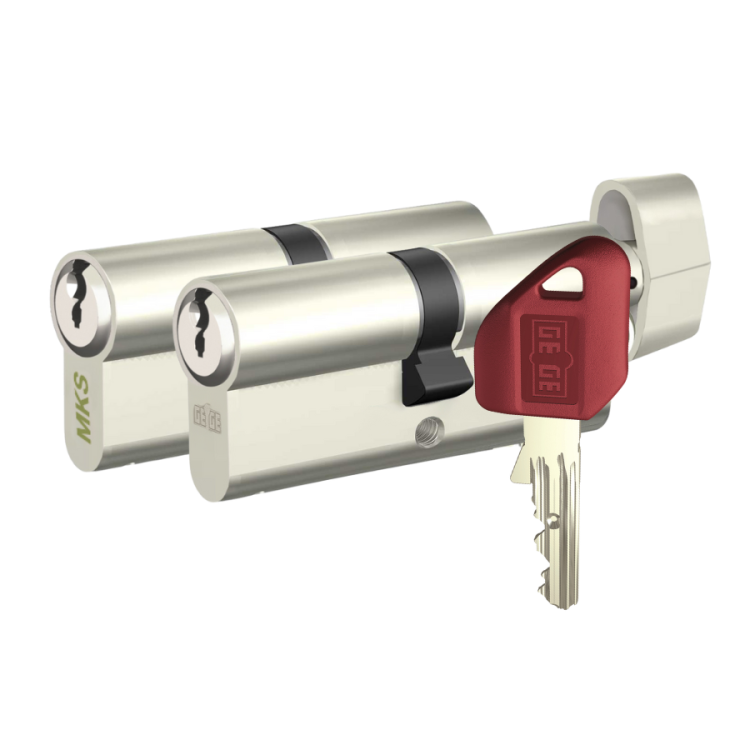 Dormakaba Pextra+ & MKS MK2000 Ortak Pextra Anahtarlı İkili Barel Seti (Hibrit Sistem) - 2