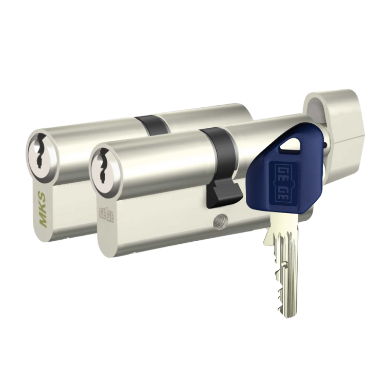 Dormakaba Pextra+ & MKS MK2000 Ortak Pextra Anahtarlı İkili Barel Seti (Hibrit Sistem) - 3