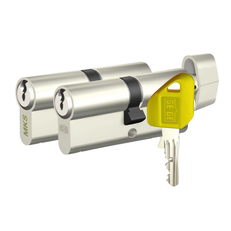 Dormakaba Pextra+ & MKS MK2000 Ortak Pextra Anahtarlı İkili Barel Seti (Hibrit Sistem) - 5