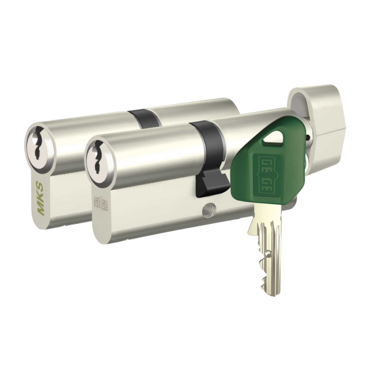 Dormakaba Pextra+ & MKS MK2000 Ortak Pextra Anahtarlı İkili Barel Seti (Hibrit Sistem) - 7