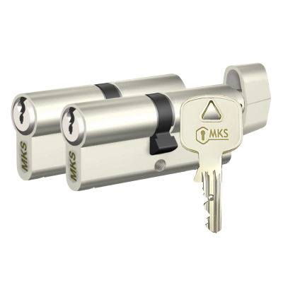 MKS MK2000 İkili Ortak Anahtarlı Kapı Kilit Göbeği (Barel) Seti - MKS MK2000