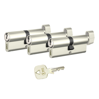 MKS MK2000 3’lü Ortak Anahtarlı Barel Seti – Özel Ölçü, Tek Anahtar - MKS MK2000